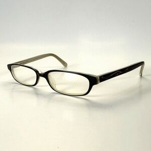 NORMA KAMALI‎ 7190 Eyeglasses Frame Only 48-16-140 Black Full Rim Rectangle